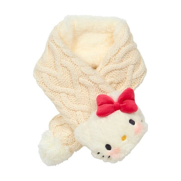 【pre-order】Sanrio children's warm knitted scarf - Hello Kitty