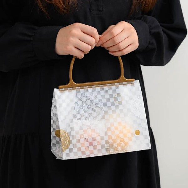 HEADS Japanese Pattern Handled Gift Bag – Seigaiha & Asanoha HEADS