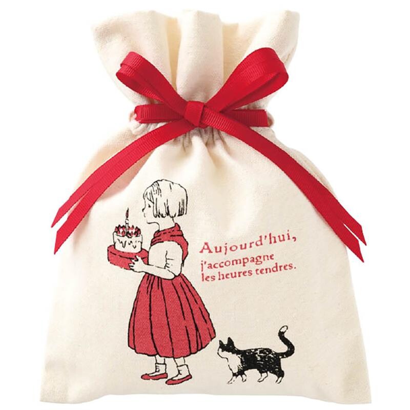 HEADS Retro Girl Fabric Drawstring Gift Bag – Small HEADS