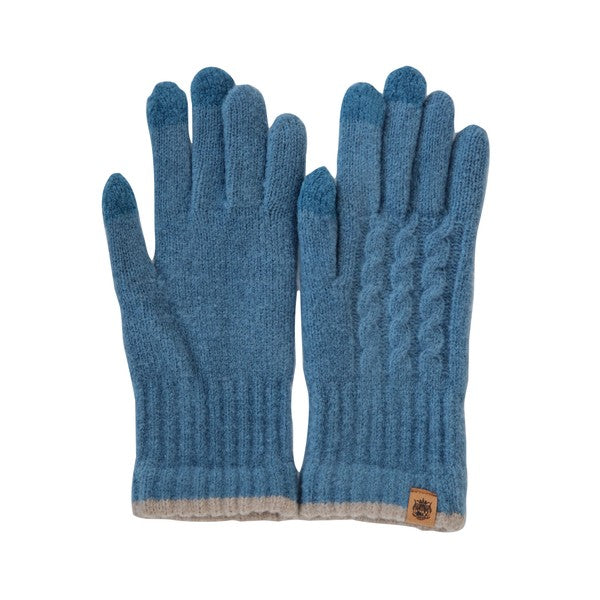 Testava made in Japan touchscreen gloves blue