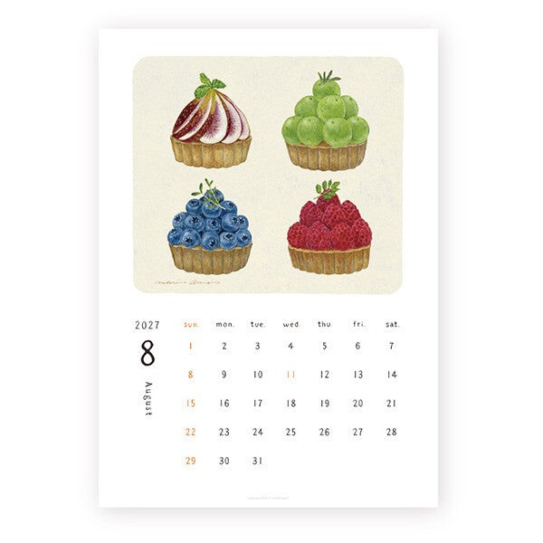 Cozyca Products Midori Asano calendar artwork detail