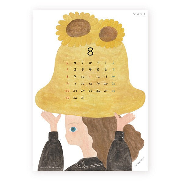 Necktie 2027 Japanese illustrated calendar page 10