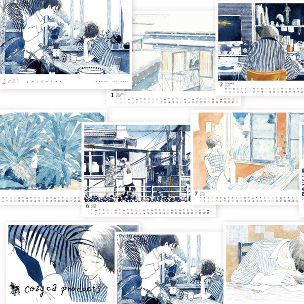 cozyca products Sayuri Fujimaki 2027 wall calendar