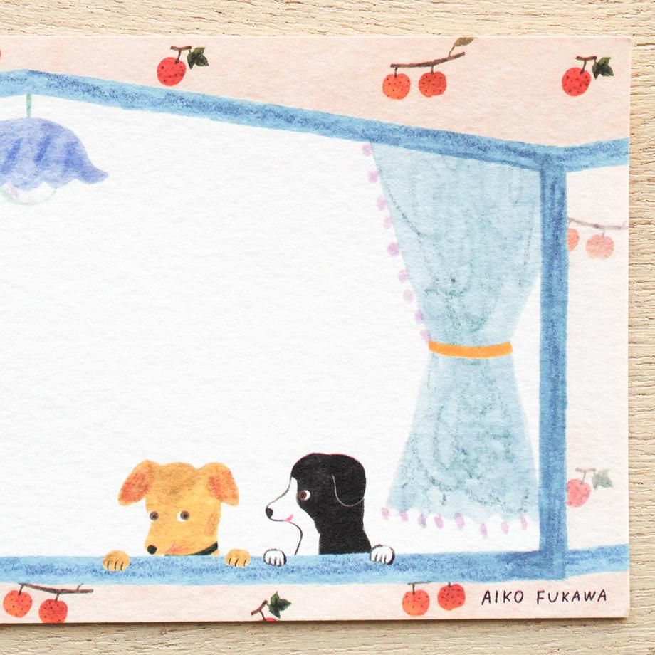 Aiko Fukawa Little Window animal writing paper design