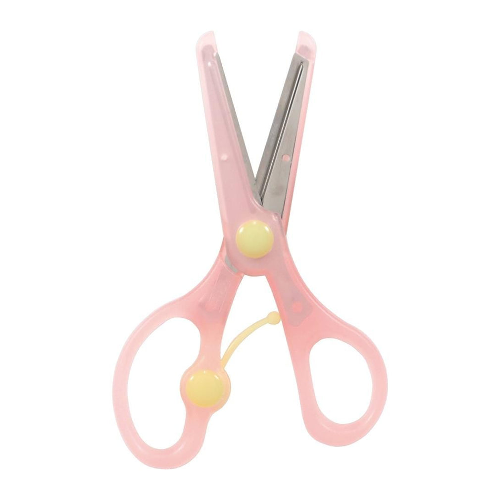 Kutsuwa Kicchon beginner scissors spring assisted opening detail