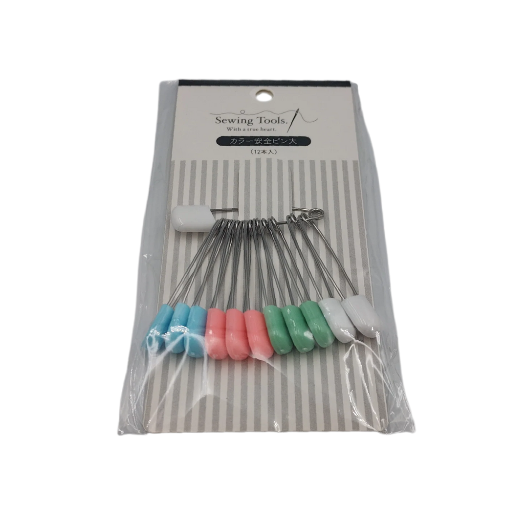 Color safety pin large 12P Yui mart