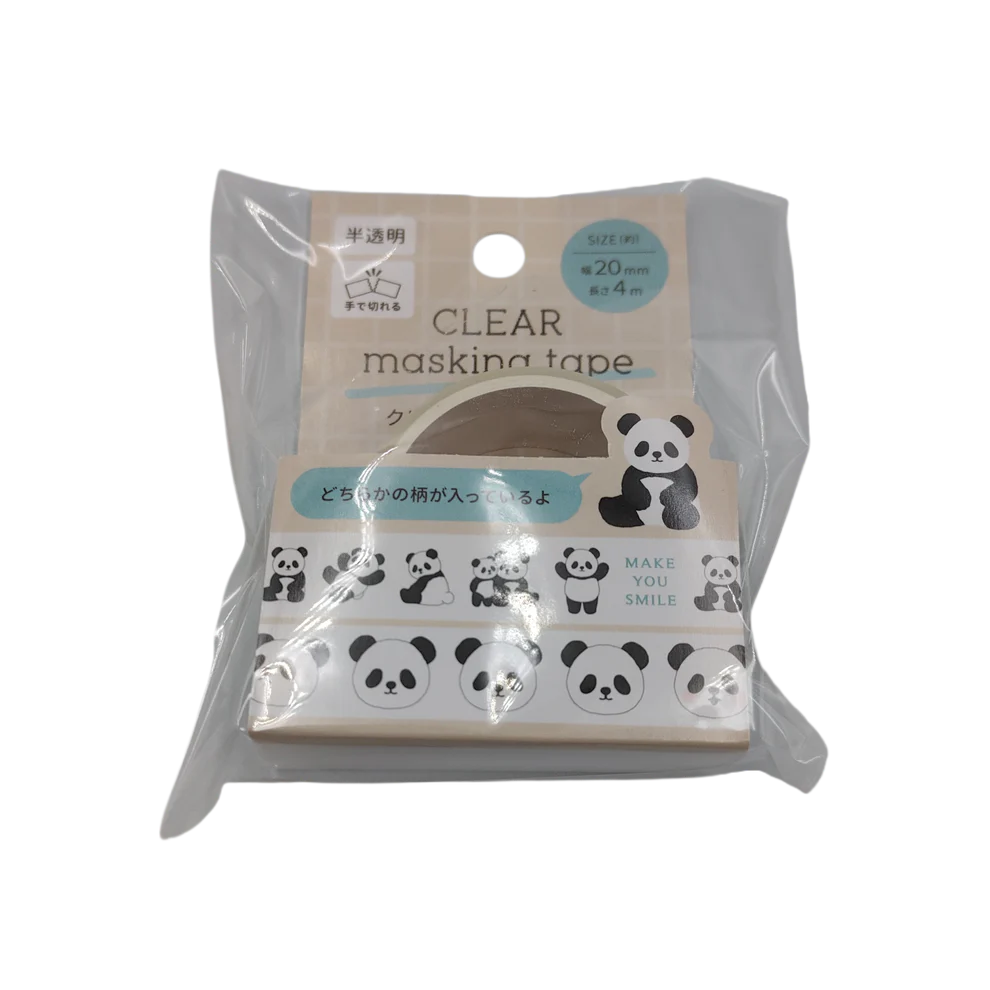 Clear masking tape panda Yui mart