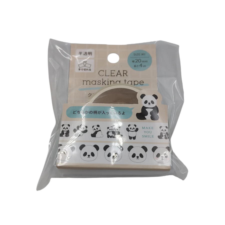 Clear masking tape panda Yui mart