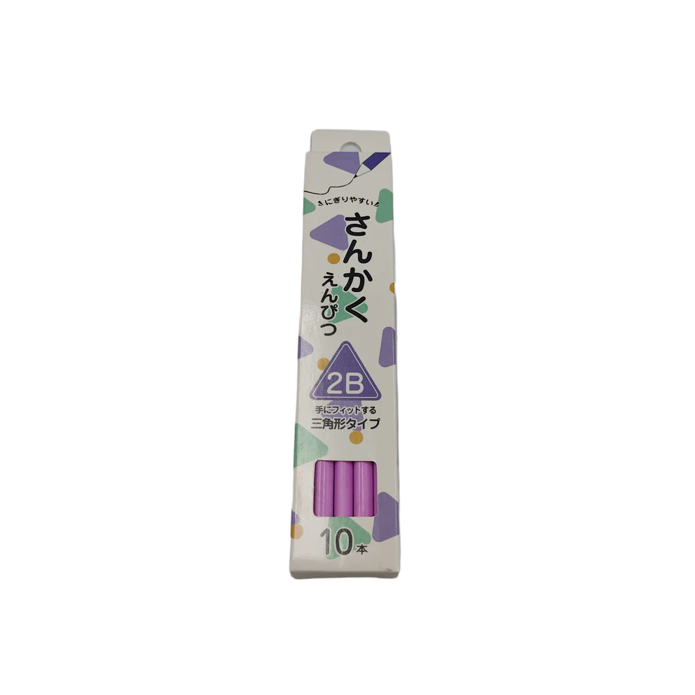 Triangular pencil 2B 10P Yui mart