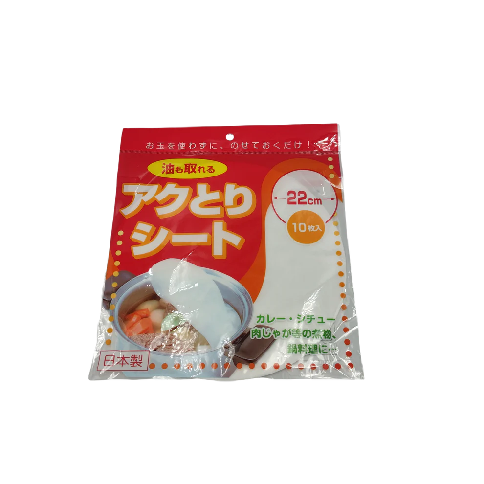 Scum remover sheet 22cm 10p Yui mart