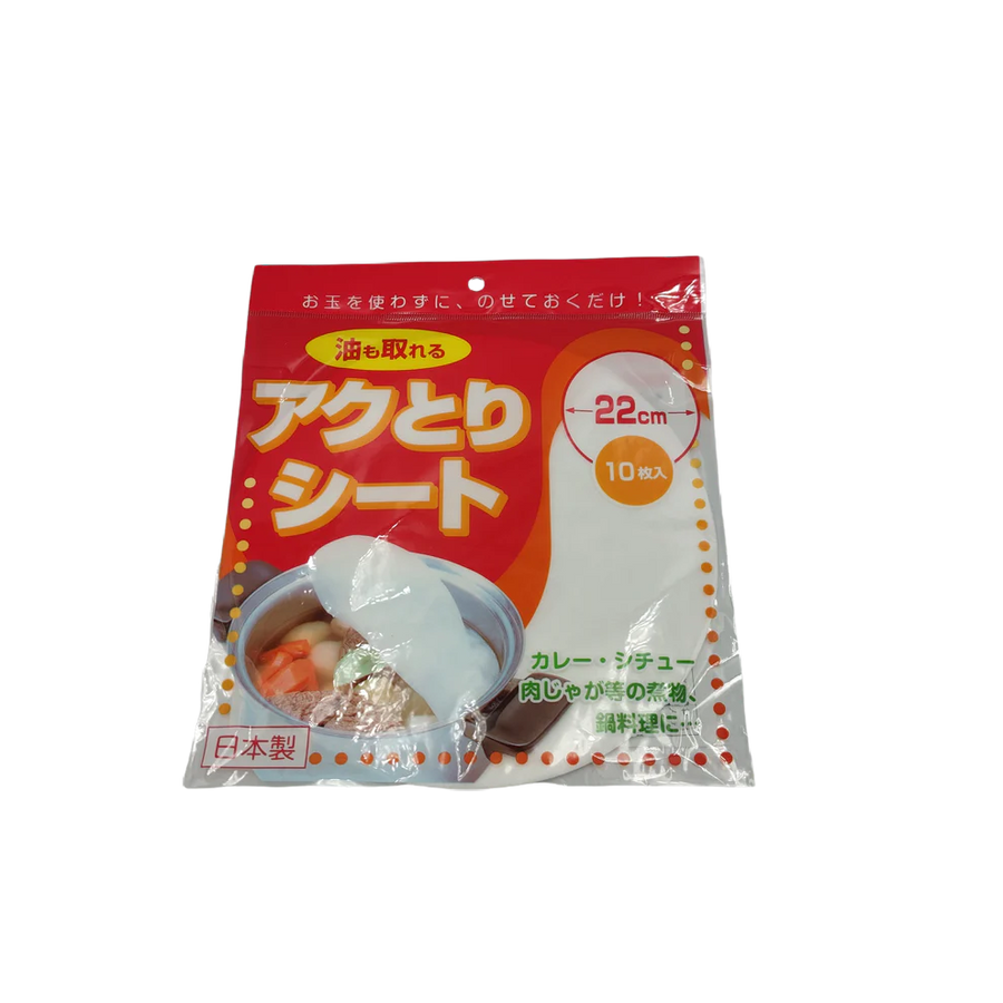 Scum remover sheet 22cm 10p Yui mart