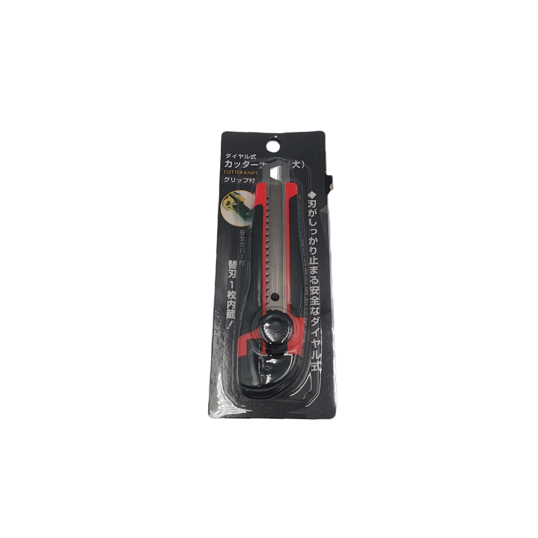 Dial type cutter knife with grip L