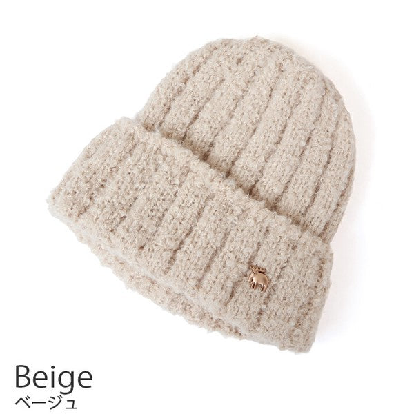 【Pre-Order】Moz Charm Knit Beanie Moz