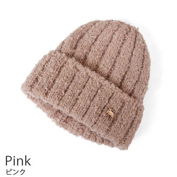 【Pre-Order】Moz Charm Knit Beanie Moz