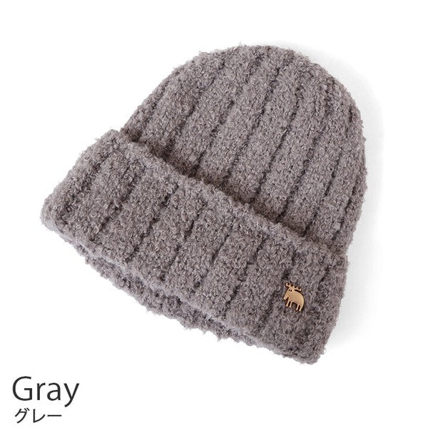 【Pre-Order】Moz Charm Knit Beanie Moz