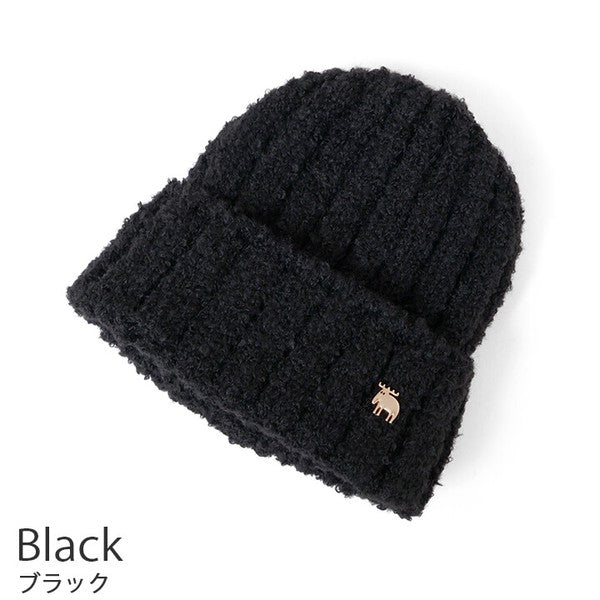 【Pre-Order】Moz Charm Knit Beanie Moz