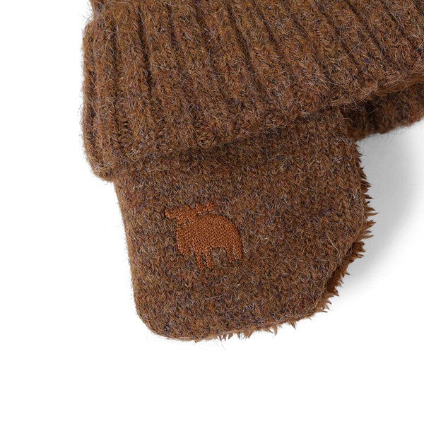 【Pre-Order】Moz Cable Knit Ear-Flap Beanie Moz