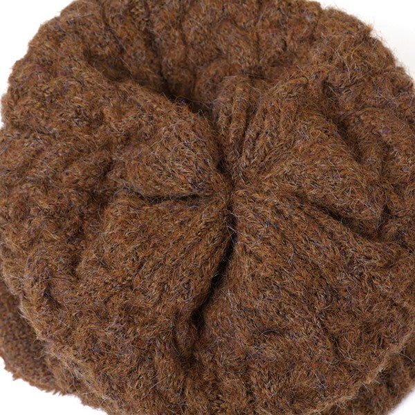 【Pre-Order】Moz Cable Knit Ear-Flap Beanie Moz