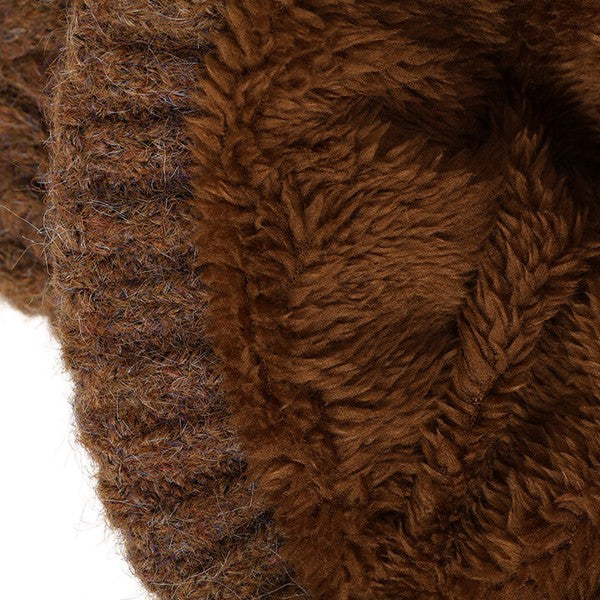 【Pre-Order】Moz Cable Knit Ear-Flap Beanie Moz