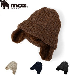 【Pre-Order】Moz Cable Knit Ear-Flap Beanie Moz