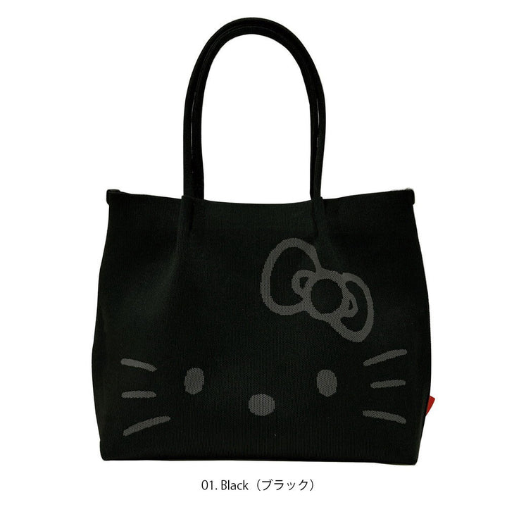 ROOTOTE Hello Kitty knit tote bag detail