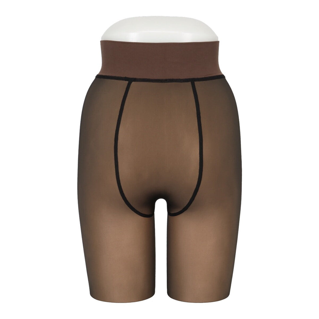 ATSUGI fleece-lined sheer-look tights product detail 3