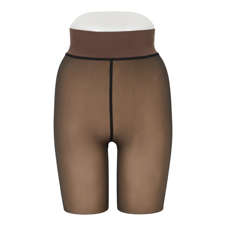 ATSUGI fleece-lined sheer-look tights product detail 5