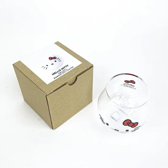 Sanrio Hello Kitty Swaying Glass Tumbler 320ml Kanesho Pottery