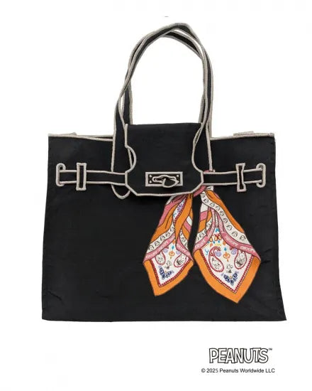 La Cousette x Snoopy Japan Limited Edition Tote Bag (Black) Yui mart