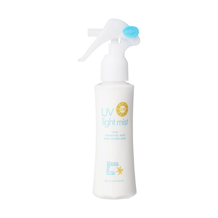 Mama & Kids Sunscreen SPF 25PA++ UV Light Mist, Hypoallergenic Skin Care, Additive-free, Fragrance-free 3.6 fl oz Yui mart
