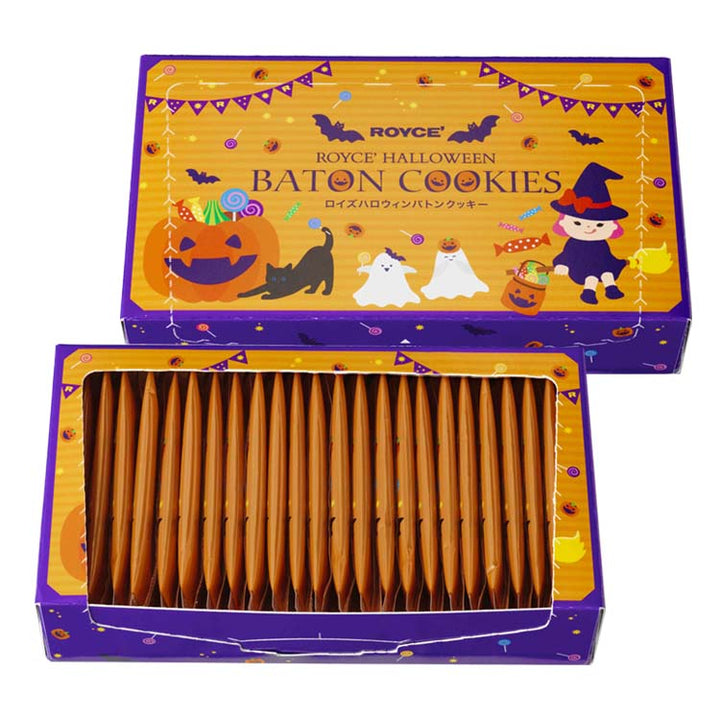 ROYCE Halloween Baton Cookies seasonal package and cookies