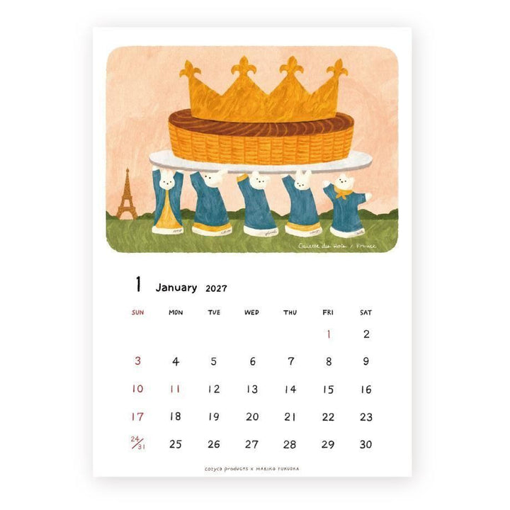 Mariko Fukuoka 2027 calendar artwork – image 9