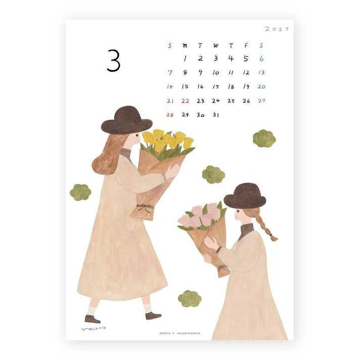 Necktie 2027 calendar artwork – image 12