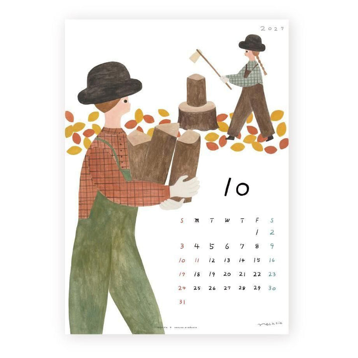 Necktie 2027 calendar artwork – image 19