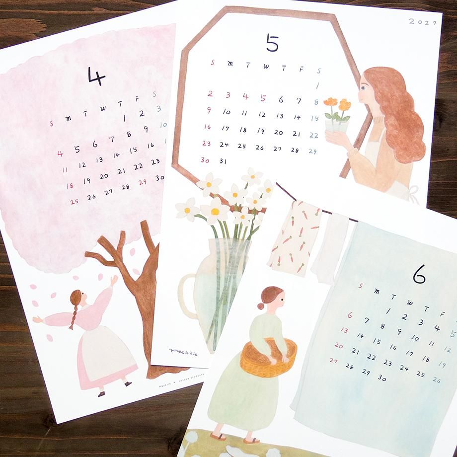 Necktie 2027 calendar artwork – image 4