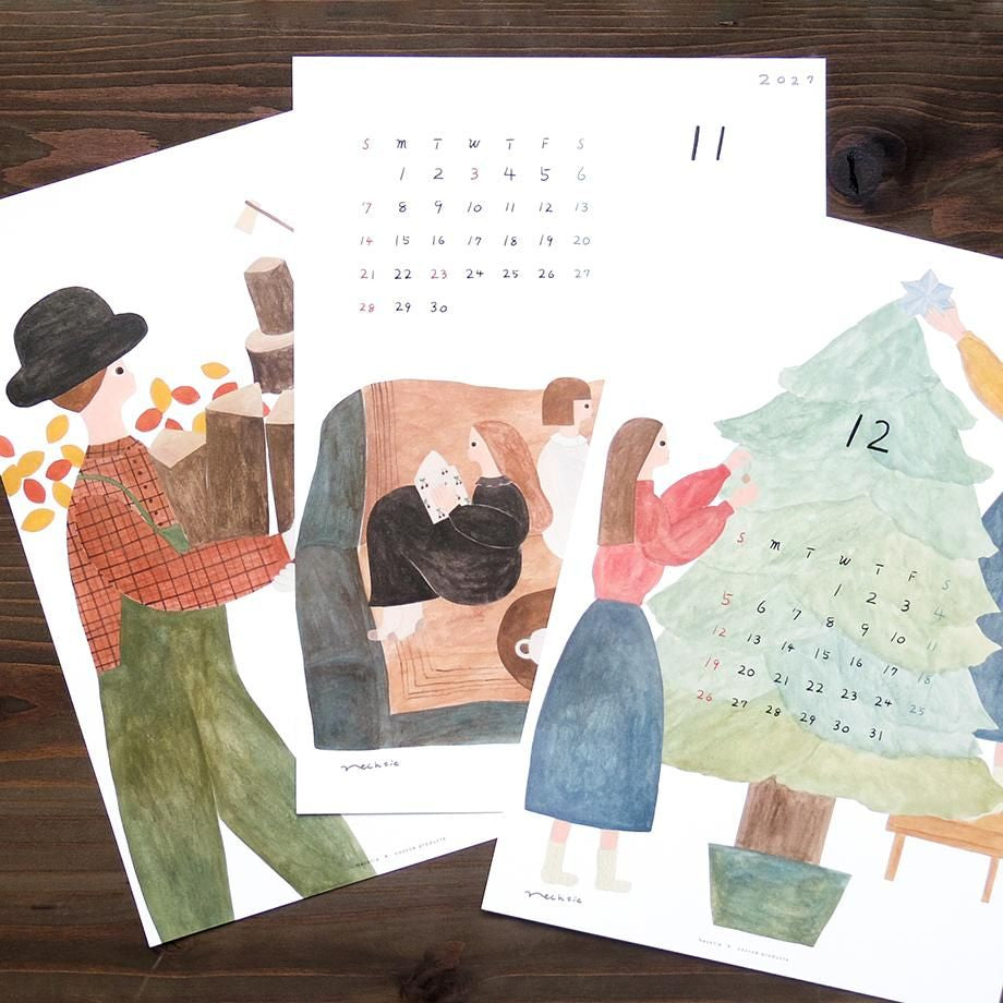 Necktie 2027 calendar artwork – image 6