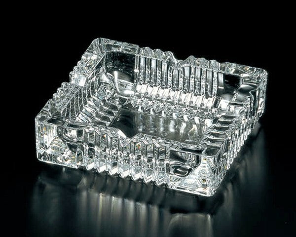 TOYOSASAKI Glass Table Ashtray Cross Ashtray (small) [Made in Japan]
