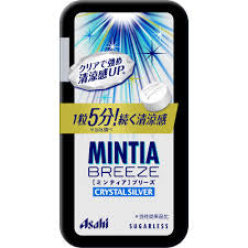 Asahi Mintia Breeze Crystal Silver sugarless 30 tablets Yui mart