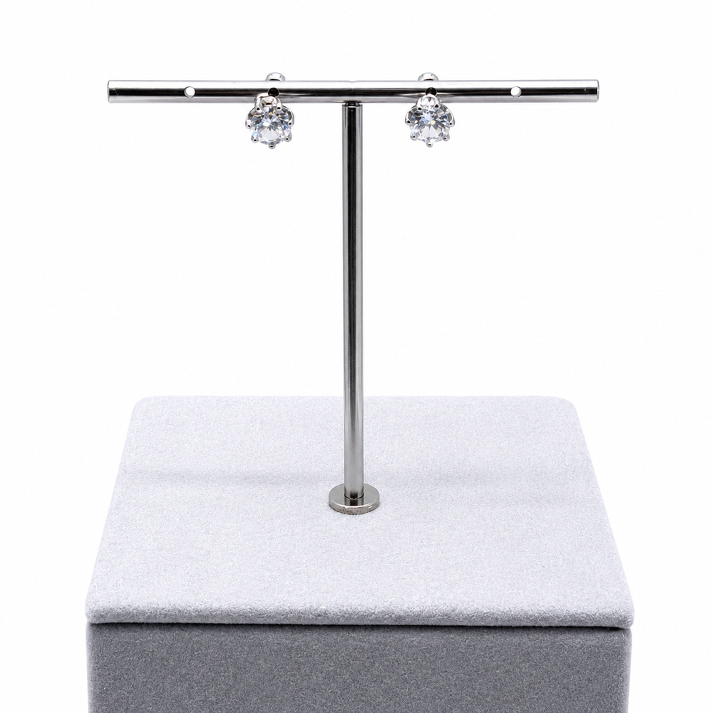 925 Sterling Silver Flower Stud Earrings for Women Yui mart