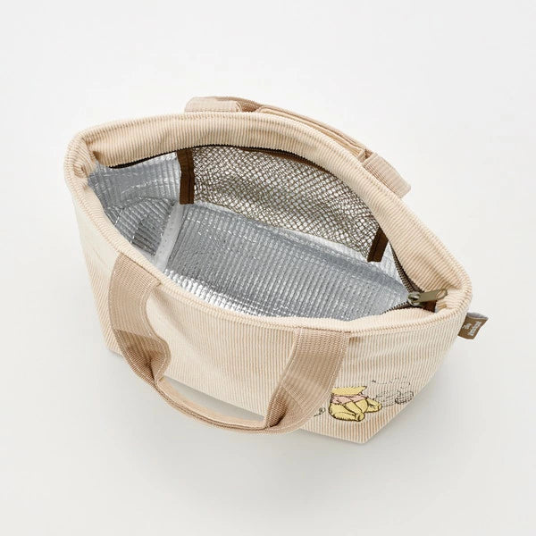 Skater Corduroy Fabric Heat Preservation And Cold Storage Lunch Bag （winnie）