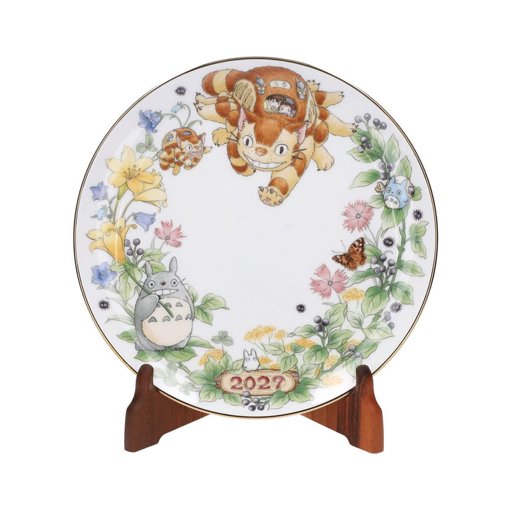 【Pre-Order】Studio Ghibli x Noritake My Neighbor Totoro 2027 Year Plate with Stand Studio Ghibli x Noritake