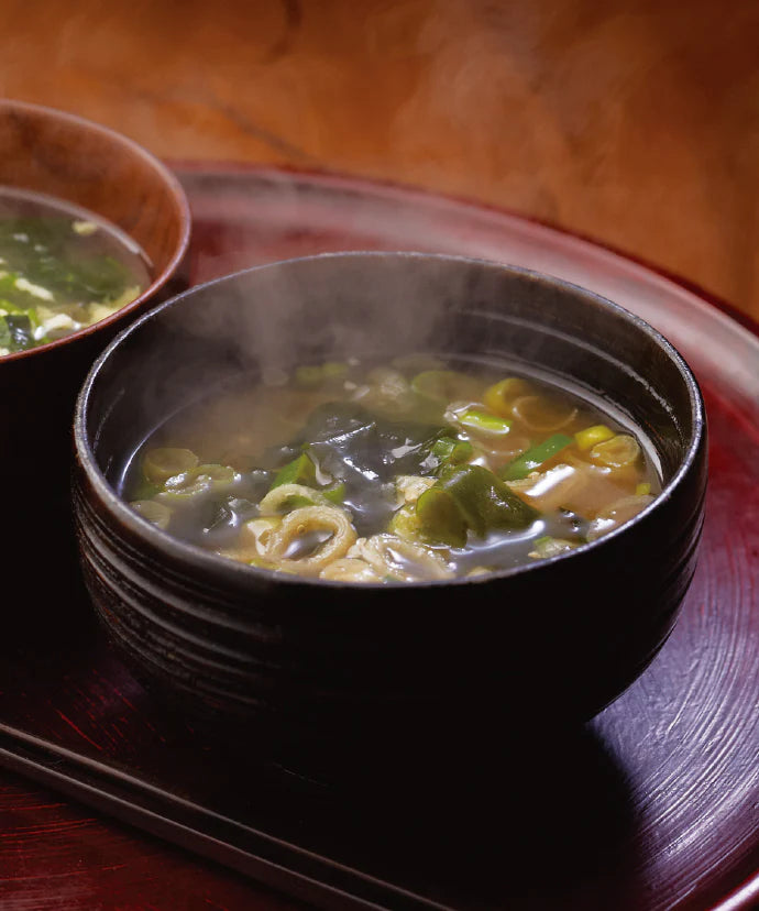 Freeze-Dried Japanese Leek and Wakame Seaweed Miso Soup (4 packets) Yui mart