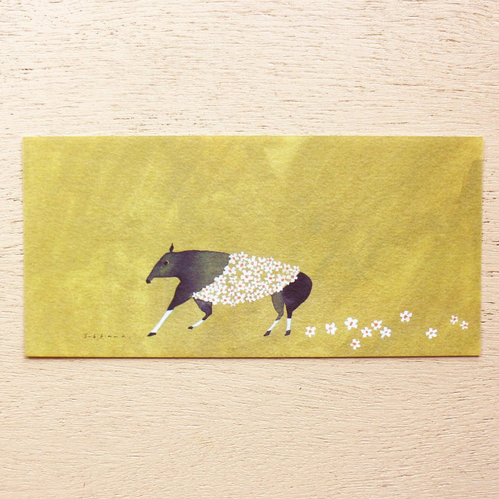 Subikiawa NORANINJIN floral animal writing paper design