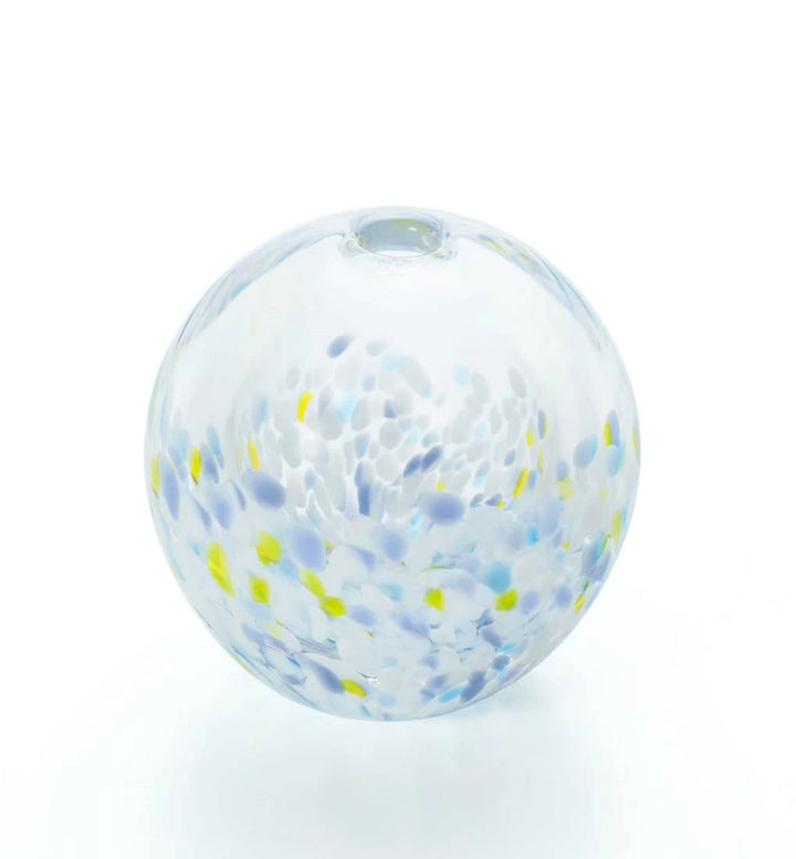 Japan Tsugaru VIDRO Japan's Four Seasons Handmade Glass Single Vase -Snowlight Yui mart