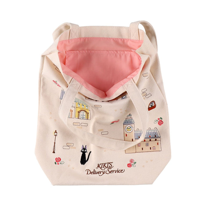 Studio Ghibli Kiki's Delivery Service Jiji in the City Tote Bag Marushin