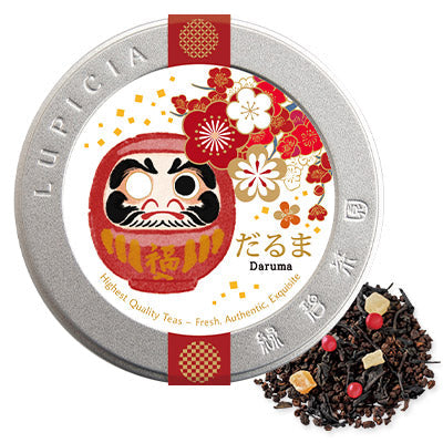 LUPICIA DARUMA 5521 Mango Pink Pepper Black Tea Limited Daruma Tin 50g