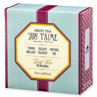 LUPICIA JUS T'AIME Fruit Tea 6-Flavor Assortment gift box 8 bags
