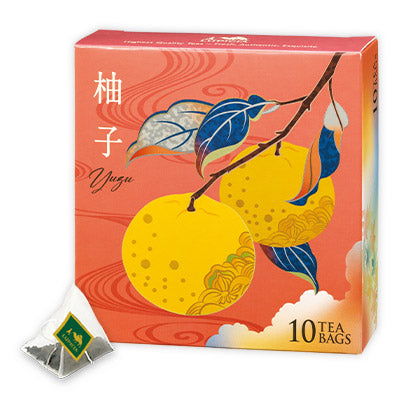 LUPICIA yuzu green tea 10 tea bags box from gift set