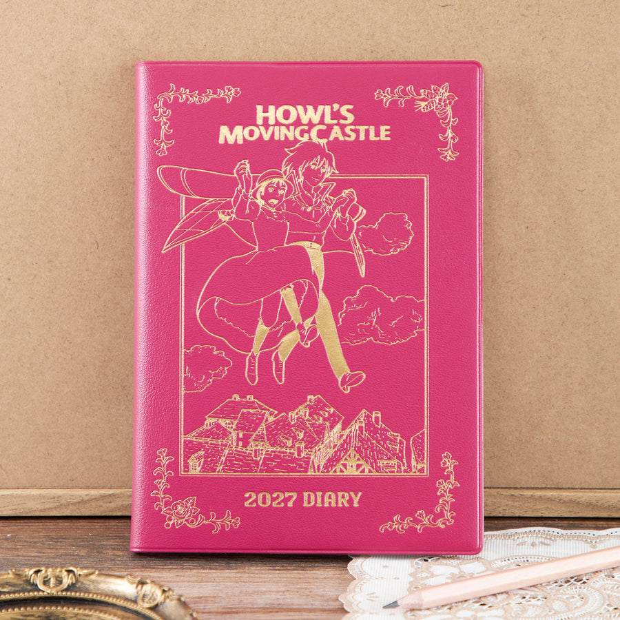 Studio Ghibli Howl's Moving Castle 2027 B6 planner front cover HUS-27