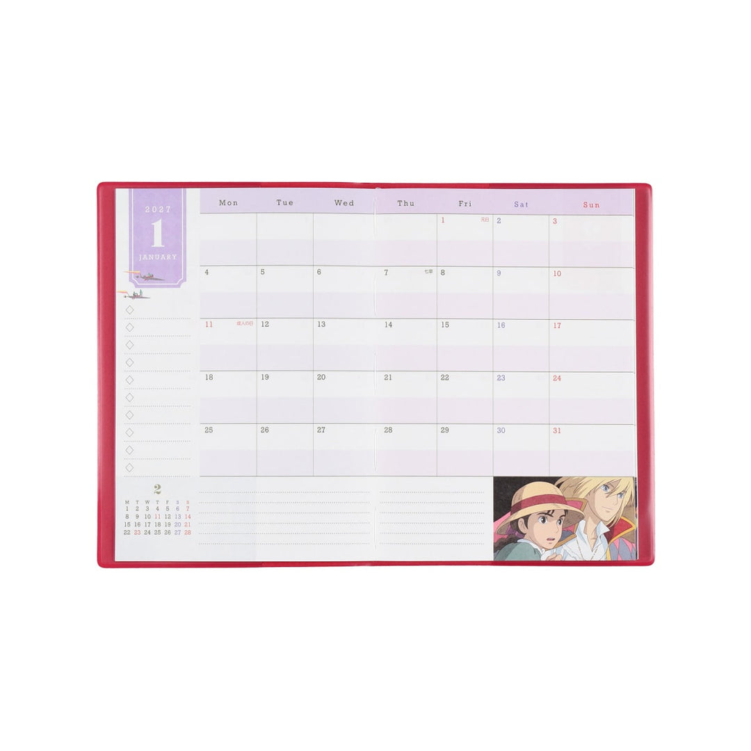 Howl's Moving Castle 2027 B6 planner full product detail